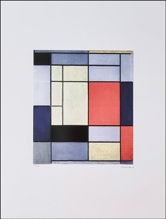 MONDRIAN PIET Paesi Bassi 1872 - New York 1944 "Senza titolo"