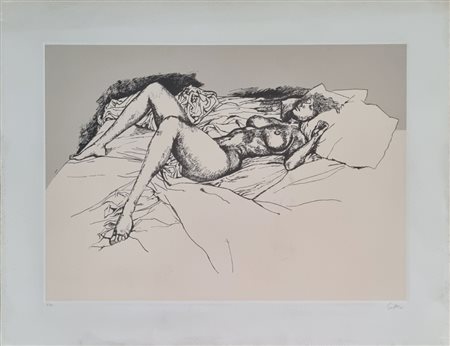 GUTTUSO RENATO Bagheria 1911 - Roma 1987 "Omaggio a Marta"