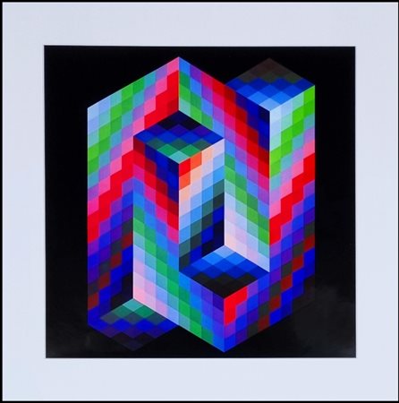 VASARELY VICTOR Ungheria 1906 - Parigi 1997 "Vaar"