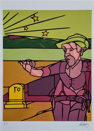 ADAMI VALERIO Bologna 1935 "Senza titolo"