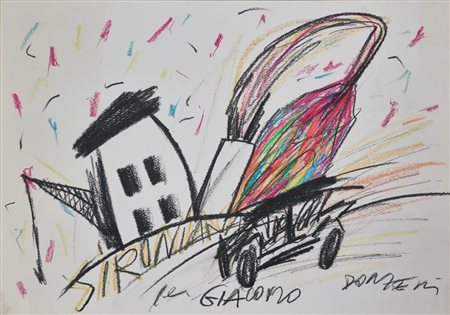 DONZELLI BRUNO Napoli 1941 "Senza titolo"