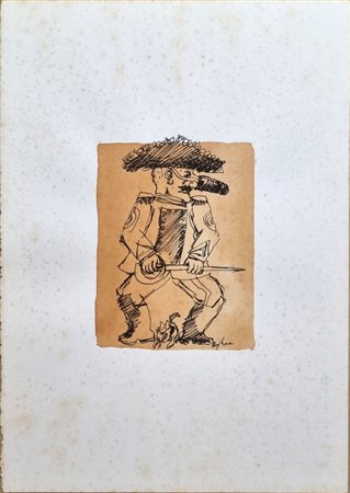 BORGHESE FRANZ Roma 1941 - 2005 "La guerra chimica"