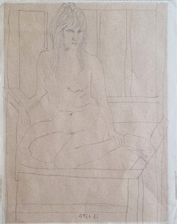 ATTARDI UGO Sori 1923 - Roma 2006 "Senza titolo"