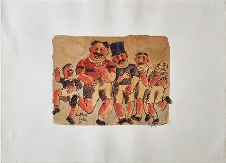 BORGHESE FRANZ Roma 1941 - 2005 "Senza titolo"