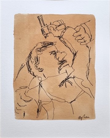 BORGHESE FRANZ Roma 1941 - 2005 "Senza titolo"