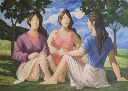 CASTAGNERI LUCIO Genova 1947 "Senza titolo"