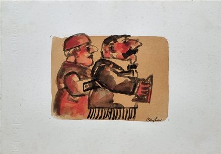 BORGHESE FRANZ Roma 1941 - 2005 "Senza titolo"