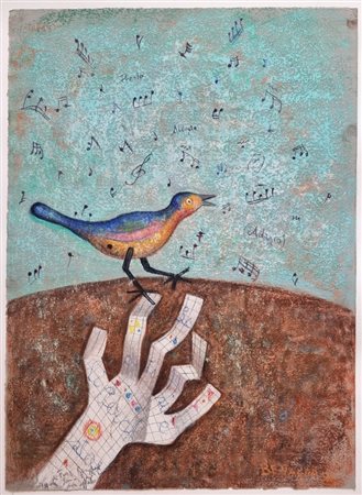 BENAGLIA ENRICO Roma 1938 "Adagio"