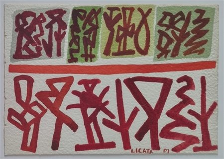 LICATA RICCARDO Torino 1929 - Venezia 2014 "Senza titolo"