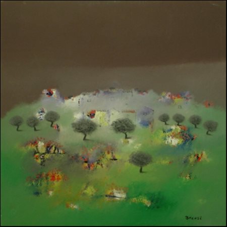 BACOSI MANLIO Perugia 1921 - 1998 "Paesaggio"