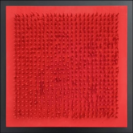 AUBERTIN BERNARD Francia 1934 - Germania 2015 "Tableau clous"