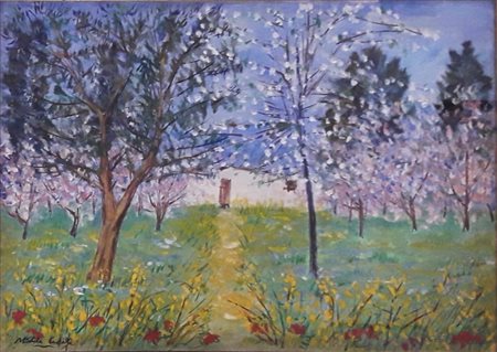 CASCELLA MICHELE Ortona 1892 - Milano 1989 "Campagna pescarese"