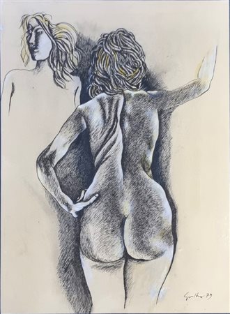 GUTTUSO RENATO Bagheria 1911 - Roma 1987 "Marta"