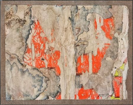 ROTELLA MIMMO Catanzaro 1918 - Milano 2006 "Macchie"