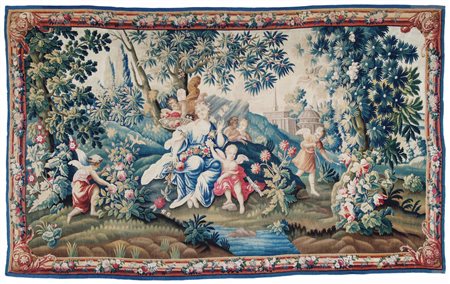 Francia. Manifattura Reale di Aubusson (1730 - 1750)
Flora e Zefiro o la Primavera, 1730 circa