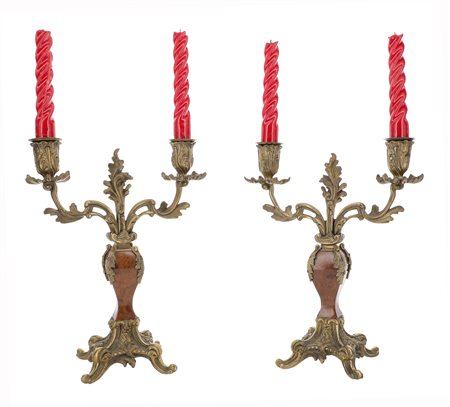 Francia (XX secolo)
Coppia di candelabri a due luci