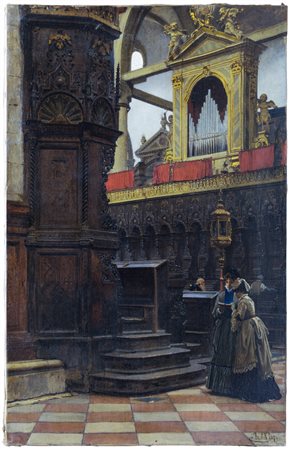 Luigi Nono (1850 - 1918)
Coro di Santa Maria Gloriosa dei Frari a Venezia, 1874