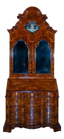 Area veneta (II quarto del XVIII secolo), (?)
Bureau Trumeau con specchio inciso con tela di Flora