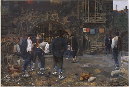 Roma (Fine del XIX secolo - Inizi del XX secolo), (?)
Giocatori di bocce, 1897-1904