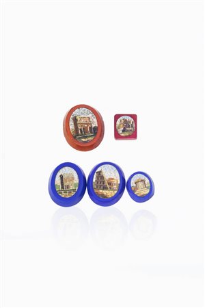 LOTTO DI CINQUE MICROMOSAICI