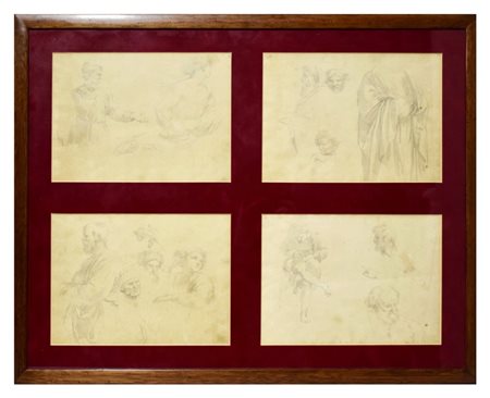 Giuseppe Bezzuoli (Firenze 1784 - 1855), Studi di figure