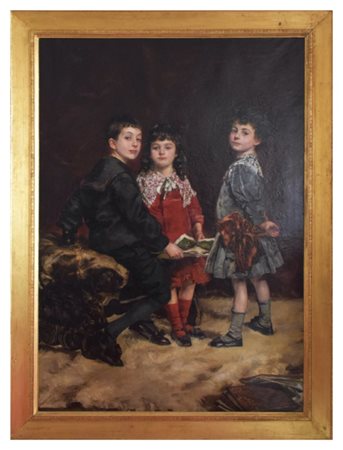 Camillo (Kamil) Melnik (Mlada Boleslav/Jungbunzlau 1862-1929 Paris), Gruppo di fanciulli