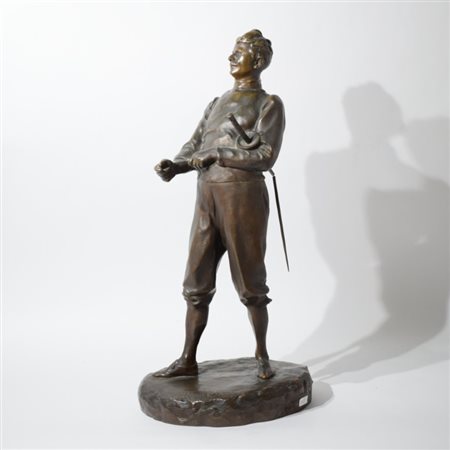 Jean-Louis Chorel (French, 1875-1946), attribuito a, L'escrimeur