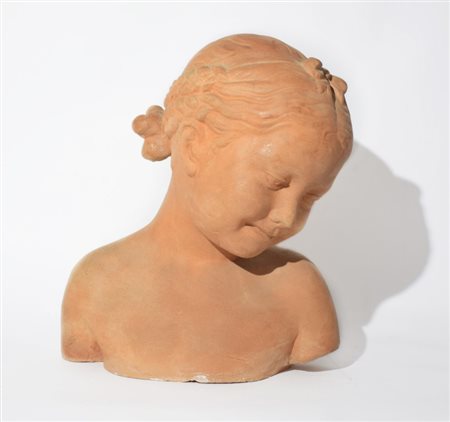 Scultura in terracotta, Bambina sorridente
