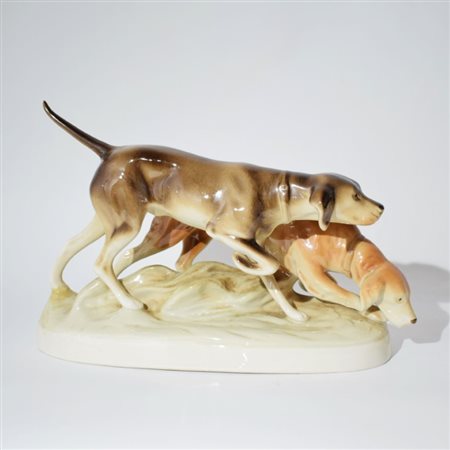 Gruppo in porcellana, Manifattura Royal Dux