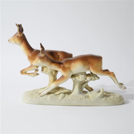 Gruppo in porcellana, Manifattura Royal Dux