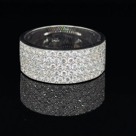7.210 GR WHITE GOLD RING WITH DIAMONDS - DJ31203
