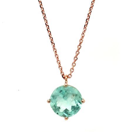 14K ROSE GOLD CHOKER 2.46 GR WITH DIAMONDS FOR 2.26 CARATS - PND40301