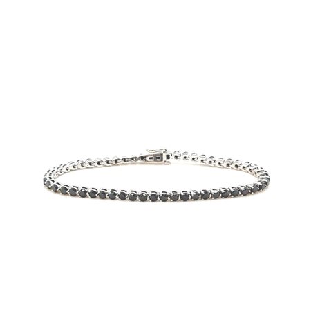 9.90 GR WHITE GOLD TENNIS TYPE BRACELET WITH DIAMONDS - DH-B436