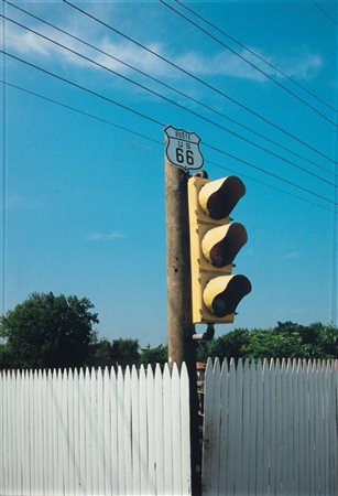 Franco Fontana (1933)  - Route 66, Illinois, 2001
