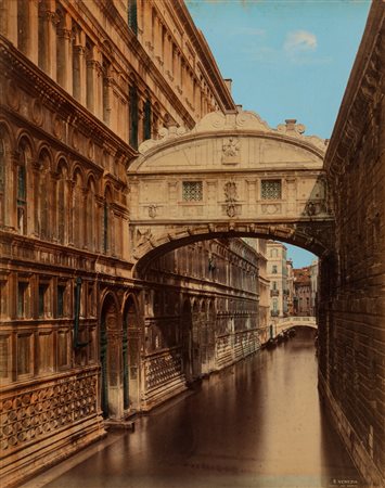 Carlo Naya (attribuito a) (1816 - 1882)  - Venezia, Ponte dei Sospiri, 1960s