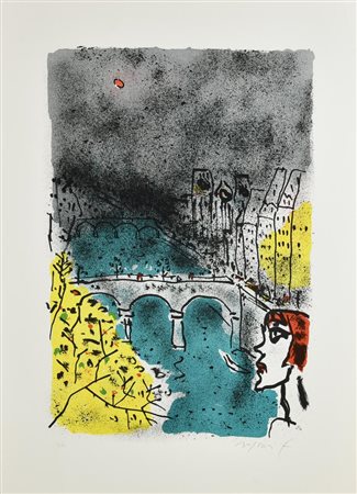 Franco Rognoni SENZA TITOLO litografia, cm 70,5x49,5; es. 9/99 firma e tiratura