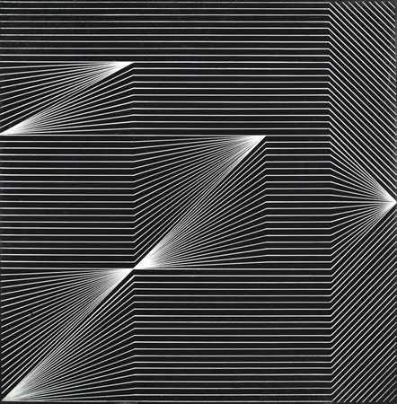 Alvaro Monnini SENZA TITOLO, 1977 olio su tela applicata su faesite, cm 61x61...