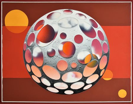 Filippo De Gasperi TRAPASSO SPAZIOTEMPORALE, 1971 tecnica mista su tela, cm...