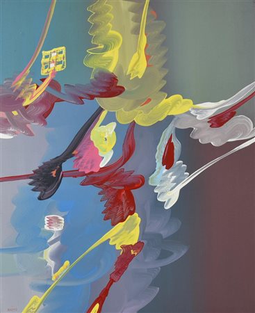 Nicola Naimo SENZA TITOLO, 1977 olio su tela, cm 60x50 firma sul retro: firma...