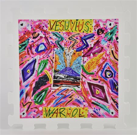 Bruno Donzelli VESUVIUS WARHOLstampa UV su FX high quality bianco, cm...