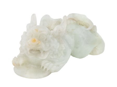 Arte cinese, Cane di Pho (Foo) accucciato. Fine XIX - inizio XX secolo.