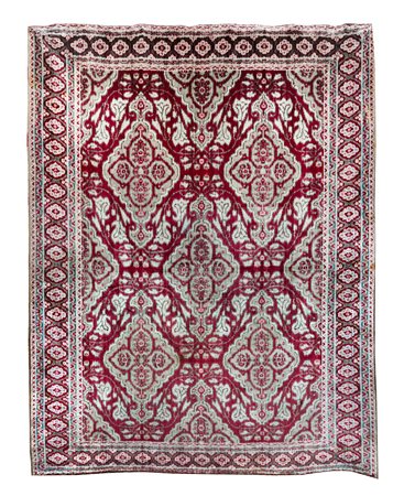 Tappeto/arazzo in seta. 1900.