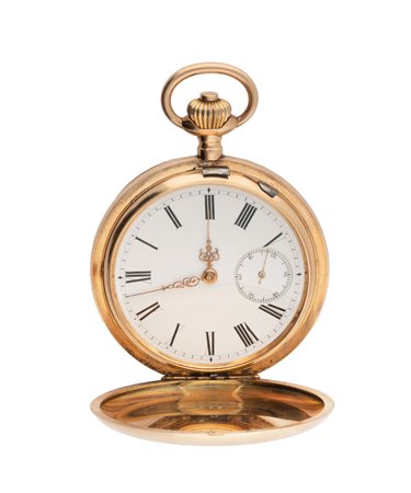 Orologio da tasca in oro 18 kt.  1940-1950.