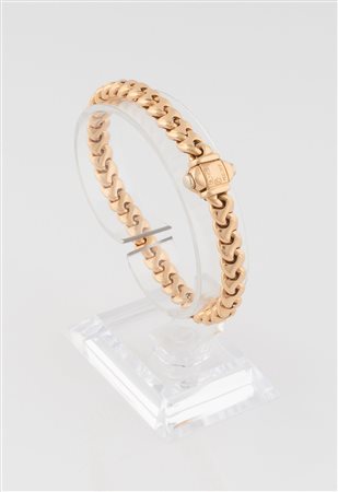 Chimento, Vicenza, Bracciale in oro 18 kt con brillantino. 2000 ca.