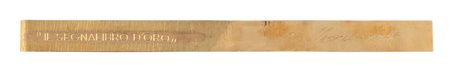 Segnalibro in oro 18 kt. 1968.