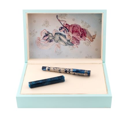 Montegrappa, Penna Montegrappa in argento massiccio - Edizione Gran Teatro La Fenice. 2010.
