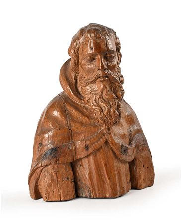 Scuola veneta del XVI secolo () San Benedetto da Norcia ritratto a mezzo...