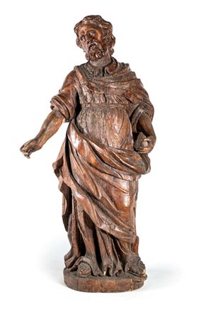 Scultore barocco italiano del XVII secolo () Evangelista la figura è...