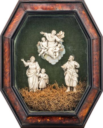 Giuseppe, Alberto e Andrea Tipa (bottega di) (Trapani XVIII/XIX secolo) Fuga...