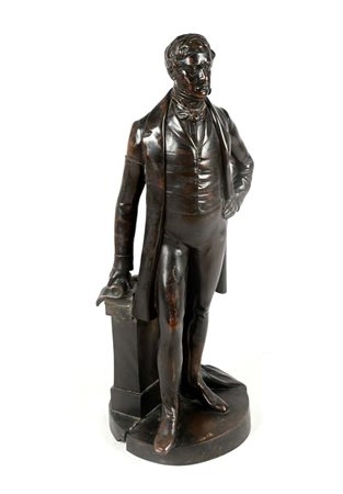 Figura di gentiluomo fine XIX/inizi XX secolo abbigliato secondo i canoni...